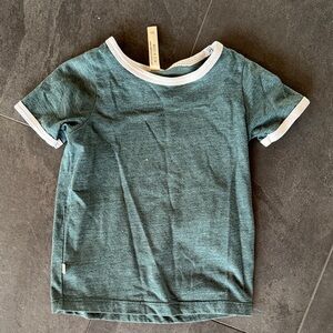 Stylish Teal Kids T-Shirt with White Trim